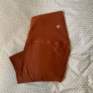 Rustic Clay Lululemon Aligns 28” *discontinued*